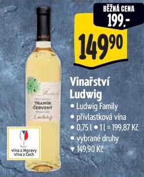 Vinařství Ludwig, 0,75 l