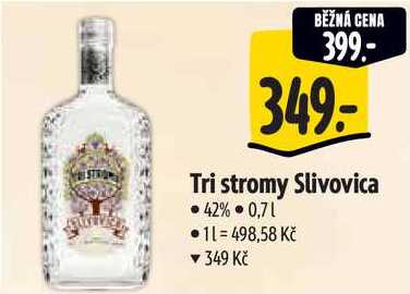 Tri stromy Slivovica, 0,7 l