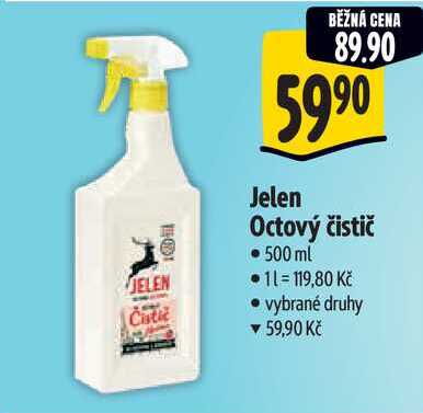 Jelen Octový čistič, 500 ml 