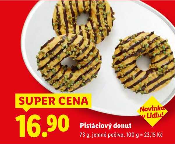 Pistáciový donut, 73 g
