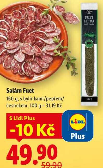 Salám Fuet, 160 g
