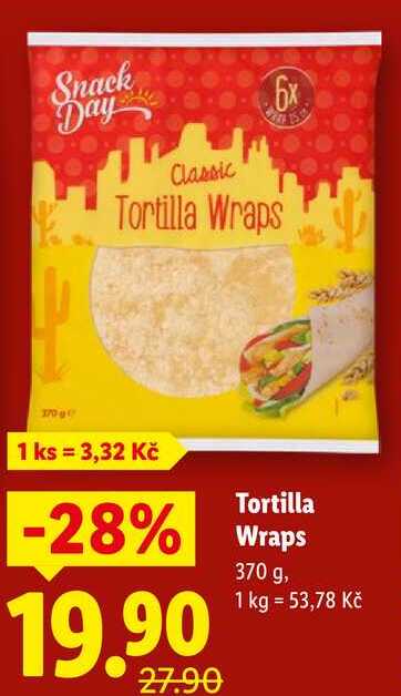 Tortilla Wraps, 370 g