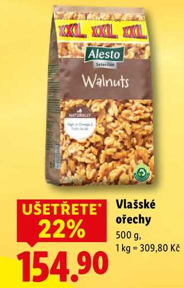 Vlašské ořechy, 500 g