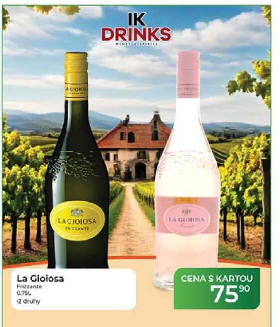 La Gioiosa Frizzante 0, 75l