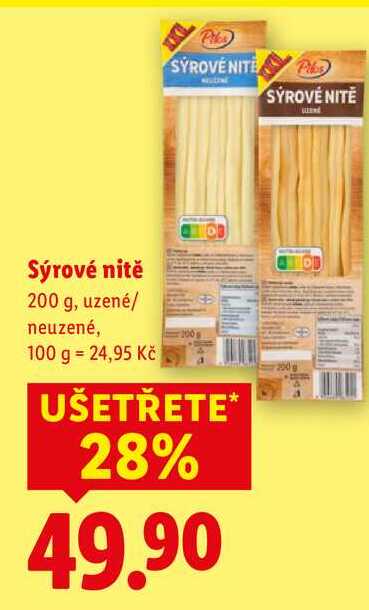 Sýrové nitě, 200 g