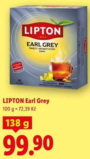 LIPTON Earl Grey, 138 g