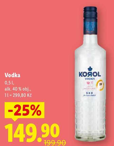 Vodka, 0,5 l