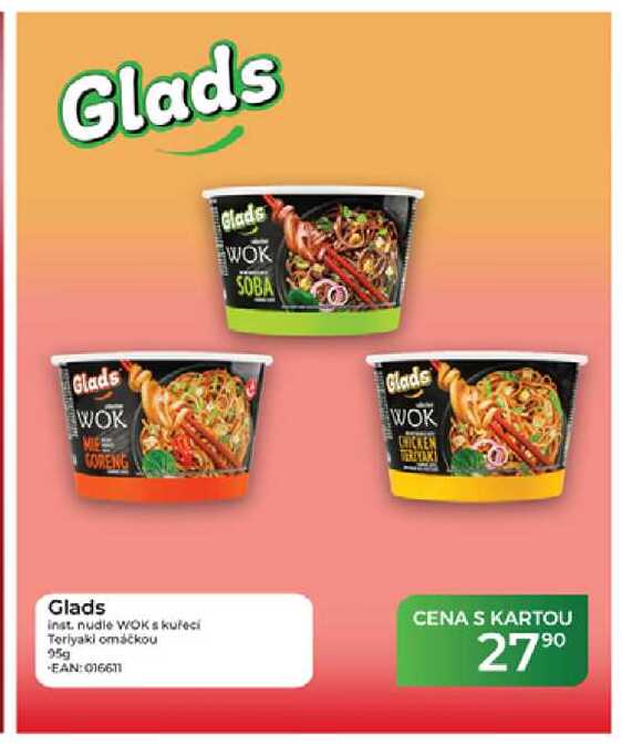 Glads inst. nudle WOK s kuřecí omáčkou
