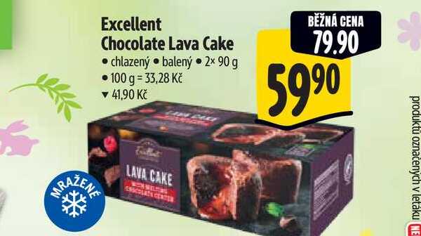 Excellent Chocolate Lava Cake 2x90 g