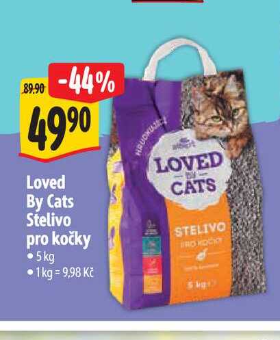  Loved By Cats Stelivo pro kočky  5kg 