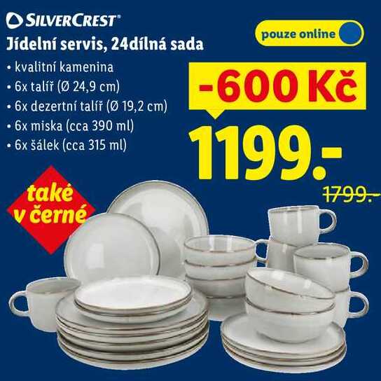 Jídelní servis, 24dílná sada