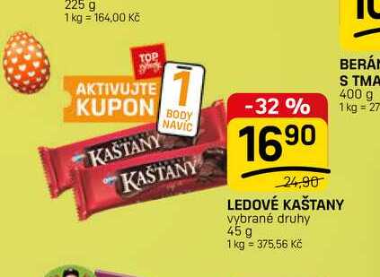 LEDOVÉ KAŠTANY vybrané druhy 45 g