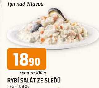 RYBÍ SALÁT ZE SLEĎŮ 100 g