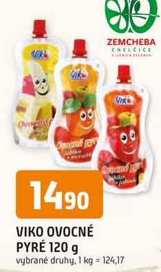 VIKO OVOCNÉ PYRÉ 120 g