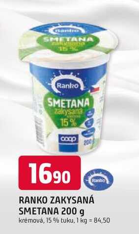 RANKO ZAKYSANÁ SMETANA 200 g 