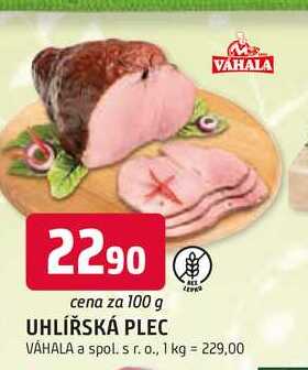 UHLÍŘSKÁ PLEC 100g