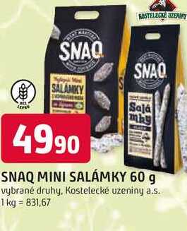 SNAQ MINI SALÁMKY 60 g 