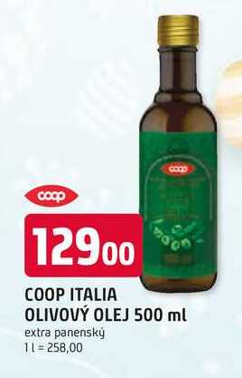 COOP ITALIA OLIVOVÝ OLEJ 500 ml extra panenský