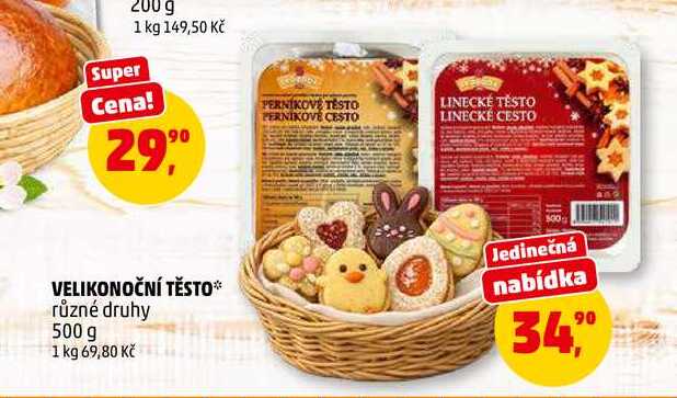 VELIKONOČNÍ TĚSTO, 500 g