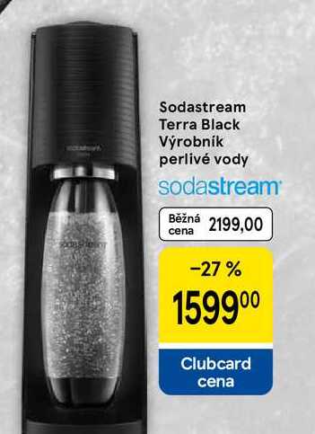 Sodastream Terra Black Výrobník perlivé vody  