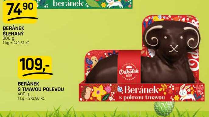 BERÁNEK S TMAVOU POLEVOU 400 g 