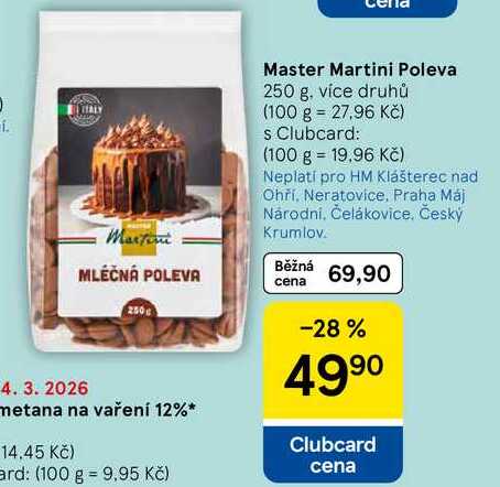 Master Martini Poleva, 250 g, více druhů 