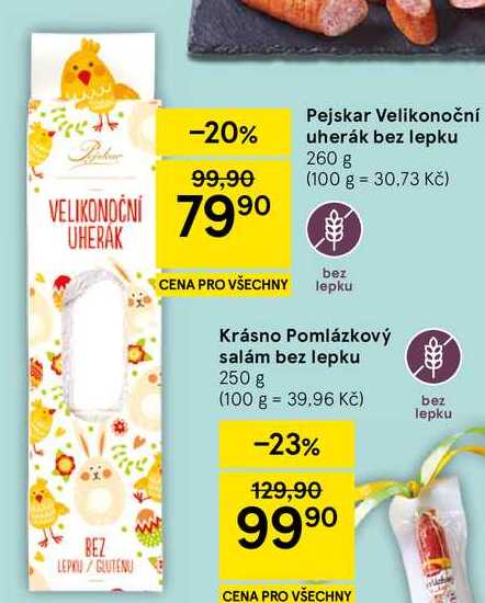 Pejskar Velikonoční uherák bez lepku, 260 g 