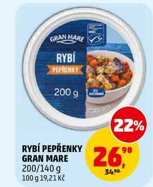 RYBÍ PEPŘENKY GRAN MARE, 200 g