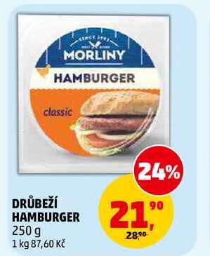 DRŮBEŽÍ HAMBURGER, 250 g