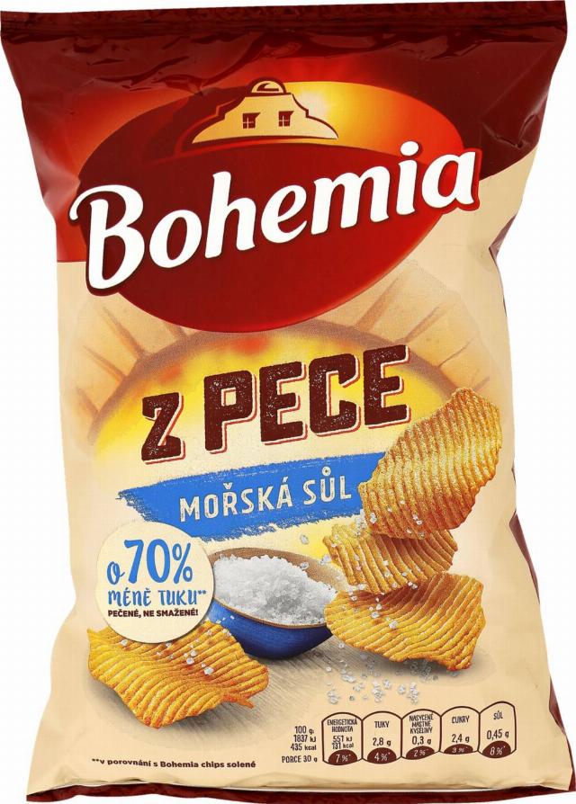 Bohemia Z pece Bramborový snack Mořská sůl