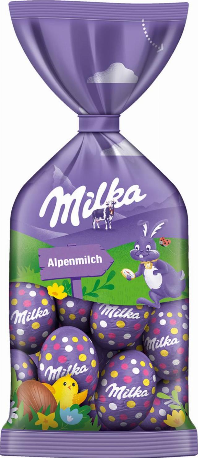 Milka Vajíčka z mléčné čokolády
