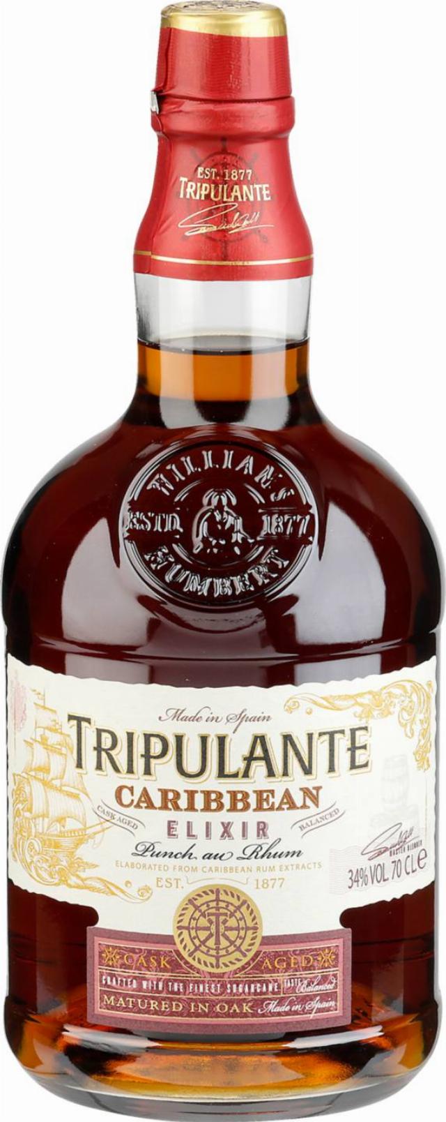 Tripulante Rumový elixír 34%