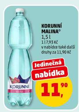 KORUNNÍ MALINA, 1,5 l