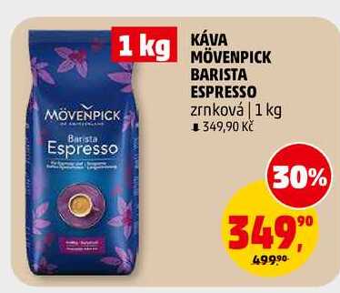 KÁVA MÖVENPICK BARISTA ESPRESSO zrnková, 1 kg 