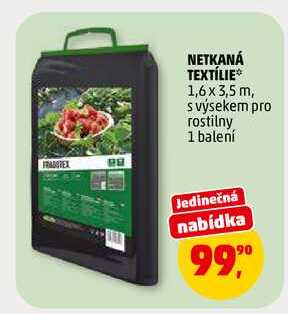 NETKANÁ TEXTÍLIE, 1 balení 