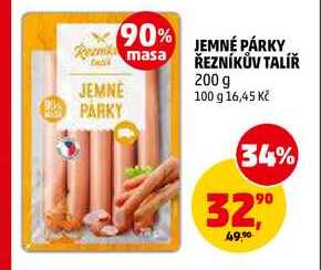 JEMNÉ PÁRKY ŘEZNÍKŮV TALÍŘ, 200 g