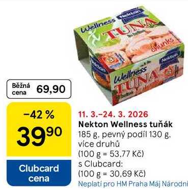 Nekton Wellness tuňák, 185 g 