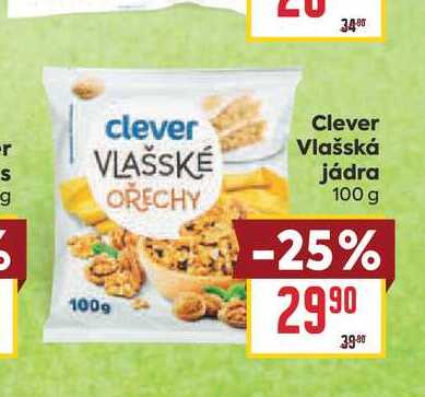 Clever Vlašská jádra 100 g  
