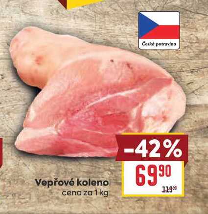 Vepřové koleno cena za 1 kg