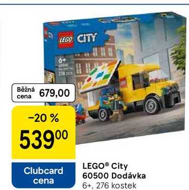 LEGO® City 60500 Dodávka 6+, 276 kostek 