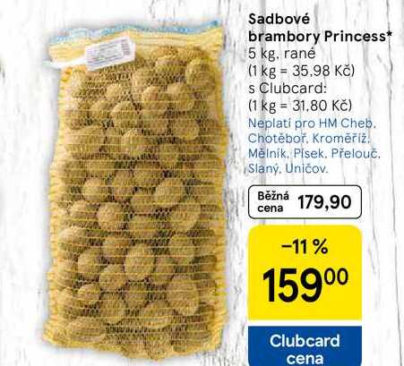 Sadbové brambory Princess, 5 kg, rané 