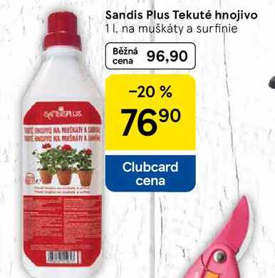 Sandis Plus Tekuté hnojivo, 1 l 