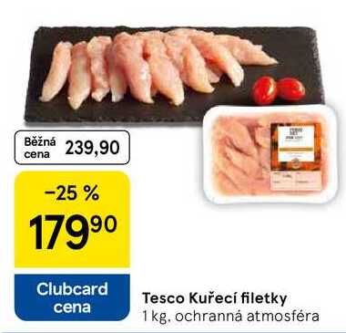 Tesco Kuřecí filetky, 1 kg 