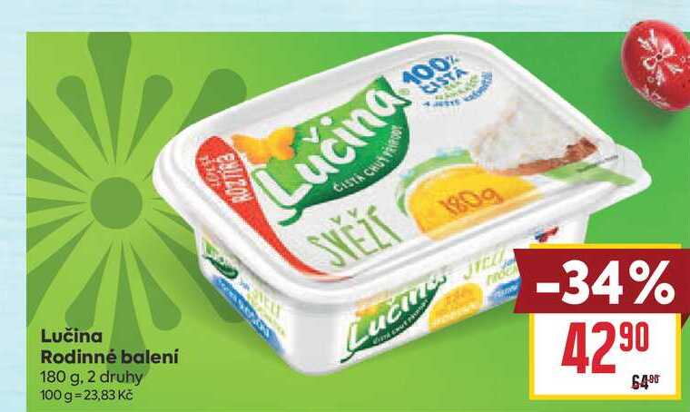 Lučina Rodinné balení 180 g