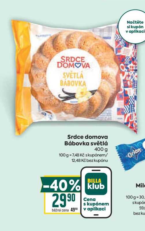 Srdce domova Bábovka světlá 400 g 