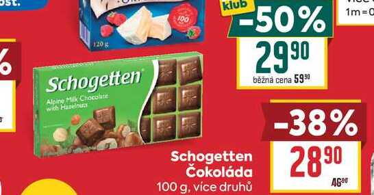 Schogetten Čokoláda 100 g