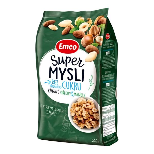 Emco Super Mysli bez přidaného cukru Křupavé Ořechy & Mandle