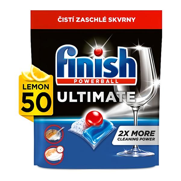 Finish Powerball Ultimate All in 1 kapsle do myčky nádobí Lemon Sparkle