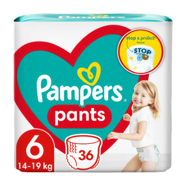 Pampers Pants Plenkové kalhotky vel. 6 (14-19 kg)