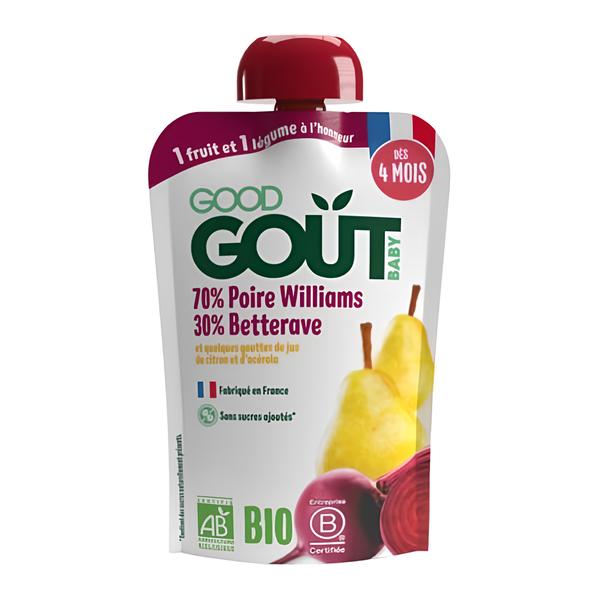 Good Gout BIO Hruška Williams s červenou řepou Zeleninovo-ovocný příkrm